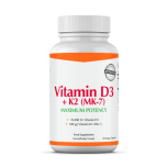Vitamin D3 + K2 (MK7) - Maximum Potency 60 Kapseln