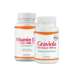 Fitnessfood Graviola + Vitamin D3 & K2 (MK7)