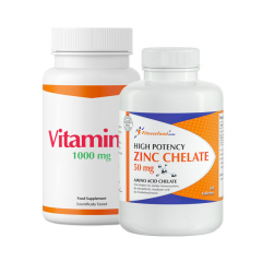 Fitnessfood Zinc Chelate + Vitamin C. Jetzt bestellen!