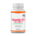 Vitamin D3 + K2 (MK7) - 10,000 IU 60 Capsules